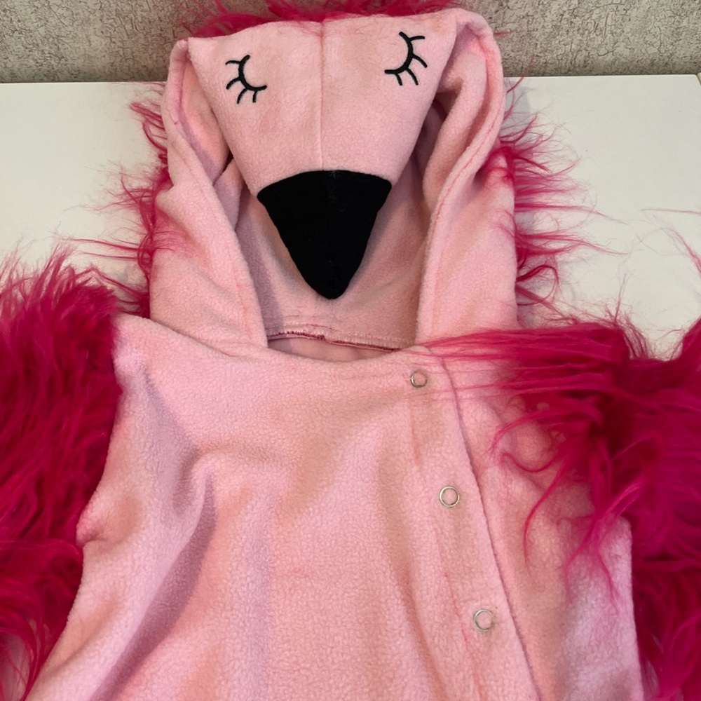 Pink Flamingo Costume for Kids 12-24 months - Picture 2 of 10
